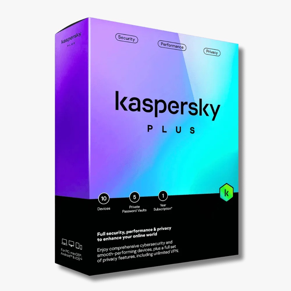 Kaspersky Plus
1 User 3 Years
